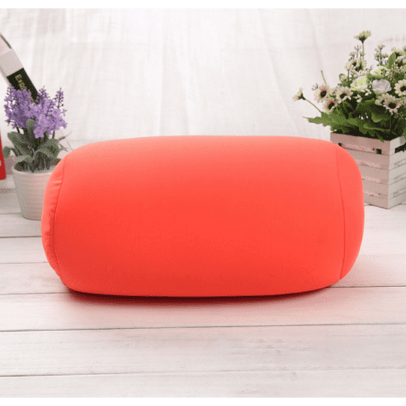 Microbead Back Cushion Micro Roll Throw Pillow Travel House Bed Sofa Sleep Neck